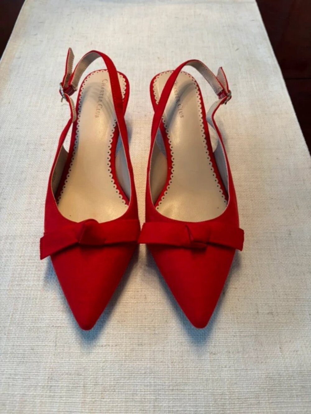 Charter Club Woman red Shoes size